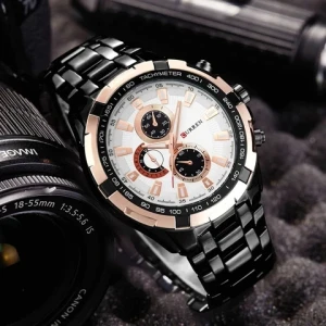 CURREN 8023 2025 Quartz Watch Men Waterproof Sport Watches Mens Business Stainless Steel Wristwatch Male Clock reloj hombre