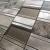 Import Custom art design mixed color  rectangle glass and stone marble mosaic from China