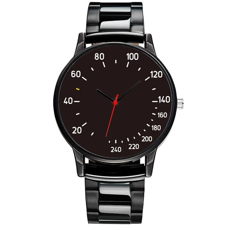 Custom Car Wheel Rim Watches Design Your Own Luminous Orange Speedometer Car Watch Brake Disc Instrument Panel Print Watch