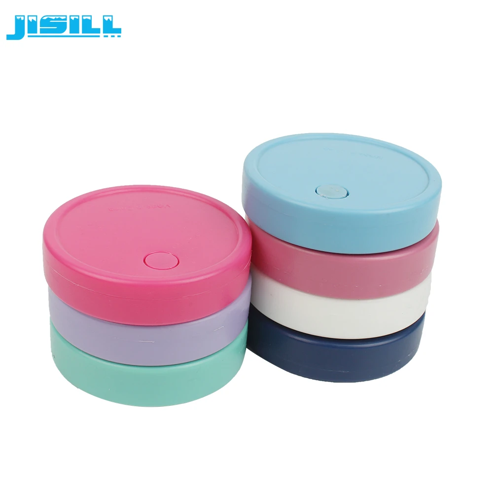 Custom Colorful Plastic Round Ice Pack Can Cooler