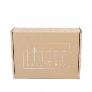 Custom Eco Friendly Color Printing Corrugated Carton Black Paper Packaging Shipping Box