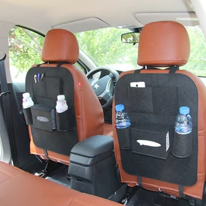 Custom felt backseat toy organizers High capacity Portable car travel organizer