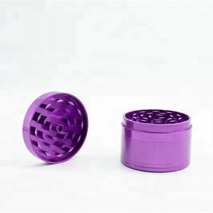 Custom high quality hand aluminum cnc spice weed herb tobacco grinder and  make up pearl grinders