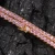 Import Custom Luxury Fashion Iced Out 4mm Pink Diamond Tennis Chain Necklace Jewelry from China