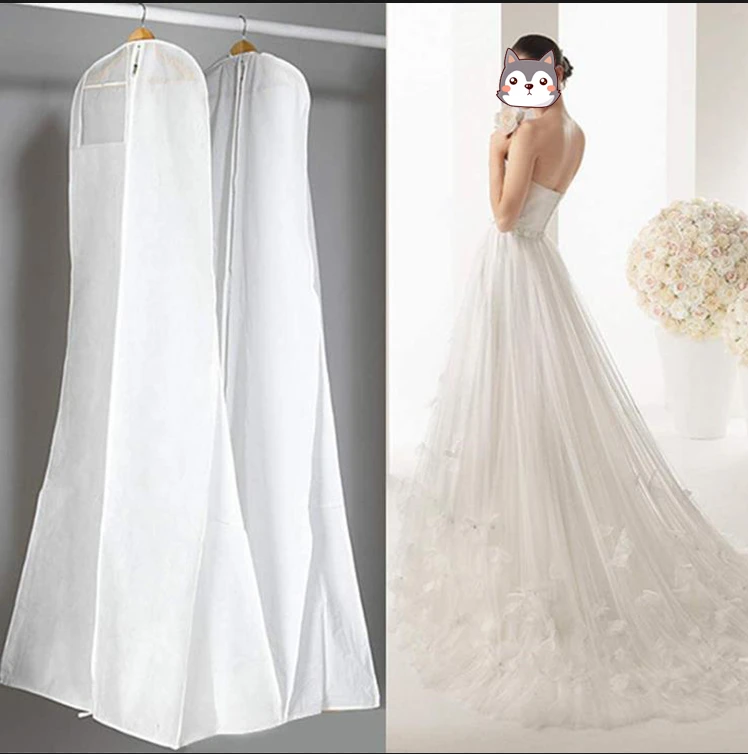 Custom Printing Non Woven Gown Bags Wedding Dress Garment Bag
