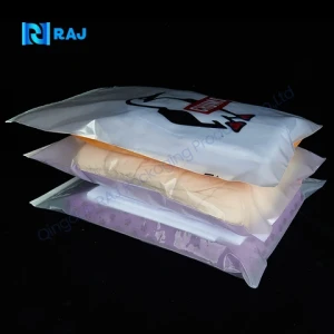 Custom Printing Plastic Poly Zip Lock Packaging Bags for Clothes Zipper Bags with Logo Luxury Clothing Bags Transparent PE