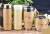 Custom Promotional Bamboo Drink Bottle Stainless Steel Reusable Bamboo Coffee Cup Thermos Bottle Vacuum Flask