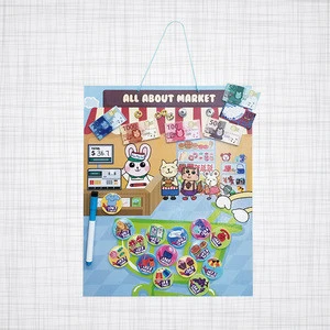 Customised Informative Teaching Resources hanging multi-color food/drinks Magnetic Board