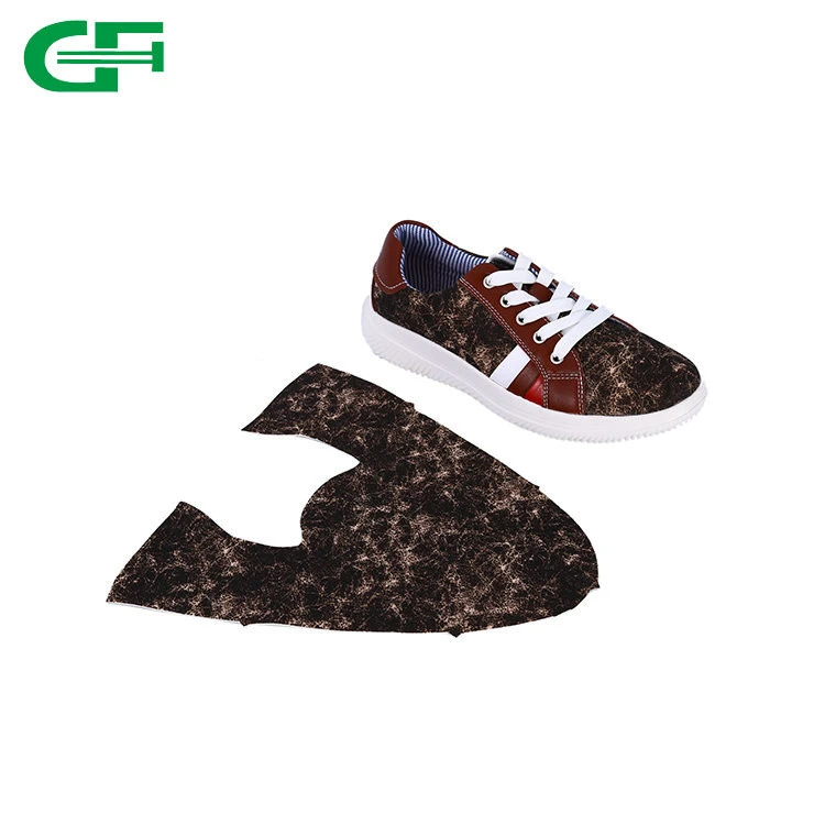 Customize Brown Non Woven Upper Fabric for Mens Shoes Raw Material