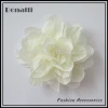 customize white artificial flower fabric flower for brooch hair and hat