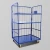 Import Customized 4 sided A frame nesting full security metal steel wire foldable warehouse rolling cage from China