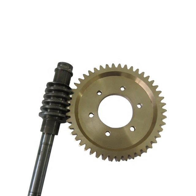 Customized bronze Worm gear and steel worm shaft best supplier