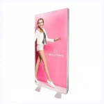 Customized illuminated knitted fabric double sided advertising led light box