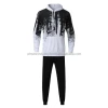 Customized logo Puff print Track Pants Jogging Suit Sweatpants And Hoodies Two Piece Sportswear Tracksuit Sportswear For Mens