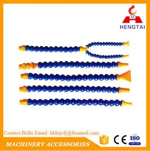 customized machine tool flat cock plastic Coolant Pipe Hose for machine center