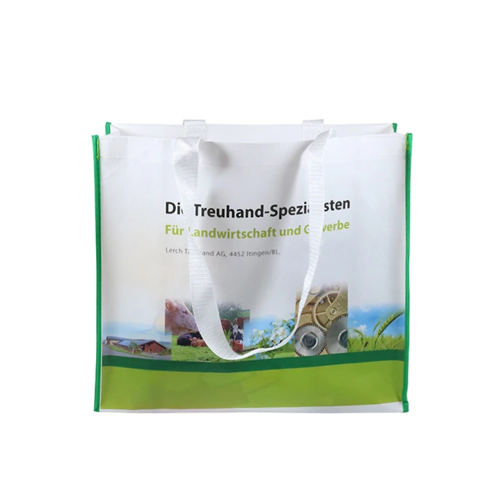 Customized non woven reusable grocery bag laminated pp non woven bag