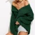 Import customized Womens wear Large V-neck knitted sweater from China