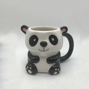 cute cartoon ceramic animal panda 3d mug cup gifts drinkware