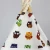 Import Cute Owl Printed Cotton Canvas Indoor Portable Party Teepee Tipi Tent for Kids from China
