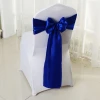 Decorative Events Party Hotel Banquet Wedding Ribbon Satin Chair Cover Sashes Bow For Chair Sashes