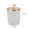 Decorative Gold Glass Sugar Bowl for Wedding Home Decoration