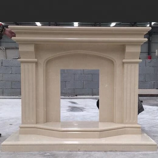 Decorative Ireland Limestone Fireplaces Mantels Surrounds For Sale