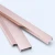 decorative stainless steel profile C channel metal  tile trim square section