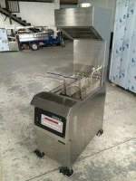 Deep fryer with lampblack machine