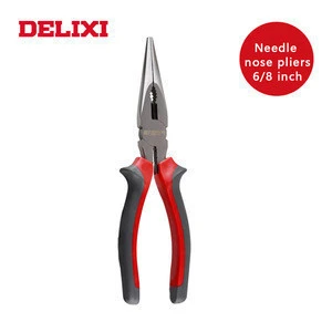 DELIXI wire cutting Hand tools kit 6 8 inches Multitool Long nose needle pliers