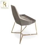 designer furniture living room dining chair nordic modern hotel dining room restaurant hola leather arm chair