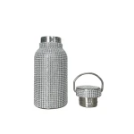 Diamond Water Bottle Bling Rhinestone Stainless Steel Thermal Bottle Refillable Water Bottle for Women Girls Gifts
