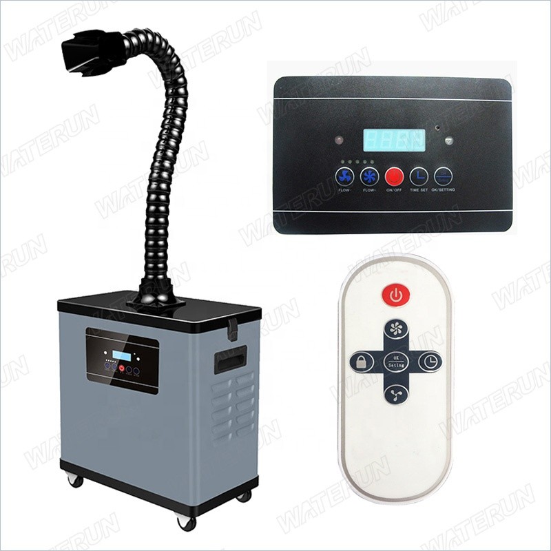 Digital solder fume extractor with Square Nozzle