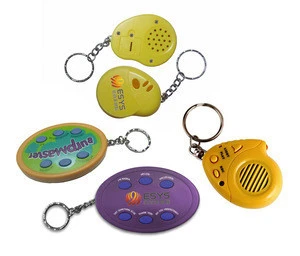 Digital Voice Recorders Keychain With Build-in 4 Colours LED Flashlight