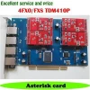 Digium TDM410P 4 FXO / FXS Asterisk card for Voip IP PBX