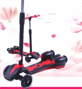 Discount for 3 wheels kids scooter with logo customized alloy frame children scooter,foot scooter for kids kicking