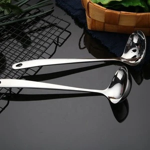 Dishwasher Safe Stainless Steel Serving Utensil Kitchen Tools Big Soup Ladle To Serve Hot Soups And Sauces Or Punch Bowl Cup