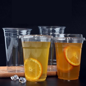 Disposable bubble boba tea plastic pp cups for packing