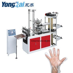 Disposable Plastic CPE,HDPE and LDPE Gloves Making Machine