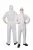 Import Disposable Safety Suit Food Industry Type 5/6 disposable Microporous Coverall from China