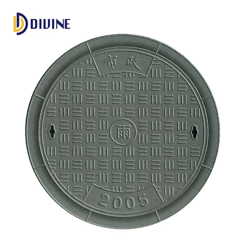 DIVINE square composite fibre  manhole cover composite d400