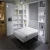 Double Wall Bed Modern Transformable Bedroom Space Saving Furniture Folding Bed Murphy Hidden Wall Bed