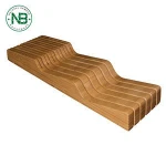 Drawer Knife Block, 100% Organic Bamboo Knife Block, Holder, Storage Organizer