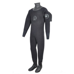 Dry neoprene full sleeve body surfing wetsuit for swimming diving with air value device