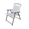 Durable outdoor garden low back leisure beach sun chair foldable
