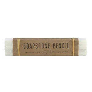 Dustless soapstone pencil for slate board
