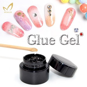 DZ Nail Free samples private label Good hard gel uv led  glue gel nail glue gel