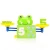 Import Early Education Cartoon Animal Frog Plastic Math Balance Blocks Game Mathematics Calculation Weighing Scale Toy For kids gift from China