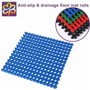 Easily cut maintenance customized waterproof anti fatigue pvc door bathroom floor plastic roll mat