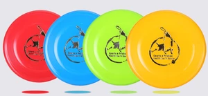 Eco friendly colorful hot selling promotional flying disc for outdoor pets training
