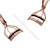 Eco-friendly custom stainless steel private label rose gold eyelash curler with silicone pads